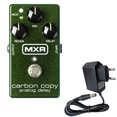 MXR Effektgerät M169 Carbon Copy Analog Delay Pedal mit Netzteil