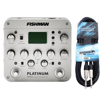 Fishman PRO-PLT-201 Platinum Pro EQ Vorverstärker mit Kabel