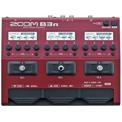 Zoom B3n Multi-Effektgerät für Bass