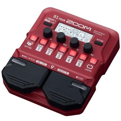 Zoom B1 FOUR Multi-Effektgerät für Bass