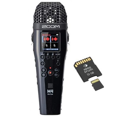 Zoom M4 MicTrak 4-Kanal Audio Recorder mit SD-Karte