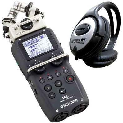 Zoom H5 Handy Recorder mit Kopfhörer