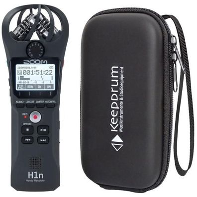 Zoom H1n Audio-Recorder mit Tasche Soft-Case