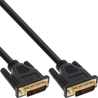 InLine® 17777P DVI-D Anschlusskabel Premium, digital 24 + 1 Stecker / Stecker, Dual