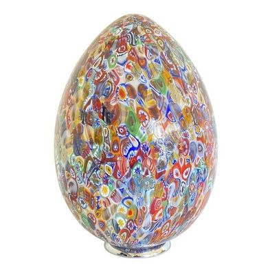 Murano Glass Style Venetian Multicolored Millefiori Murrine Table Lamp by SimoEng