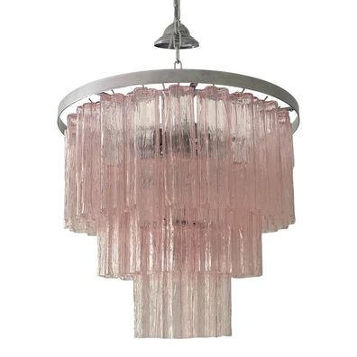 Contemporary “Tronchi” Murano Glass Chandelier in Venini Style by SimoEng