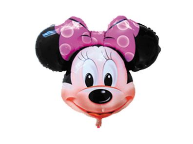 Folienballon Minnie Maus Disney Luftballon Heliumballon Kindergeburtstag 70x68cm