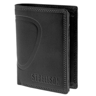 Strellson Baker Street BillFold V8 4010000224, Black, Herren