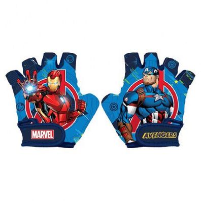 Disney Jungen Avengers Fahrradhanschuhe, Mehrfarbig, Größe S (Handumfang ca. 15cm)