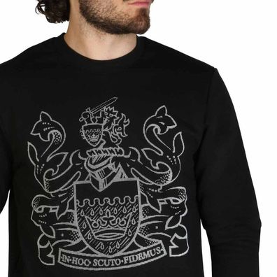 Aquascutum - Bekleidung - Sweatshirts - FAI001-99 - Herren - black, hite