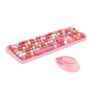 MOFII - SMK-623387AG Pink - Tastatur- und Maus-Set