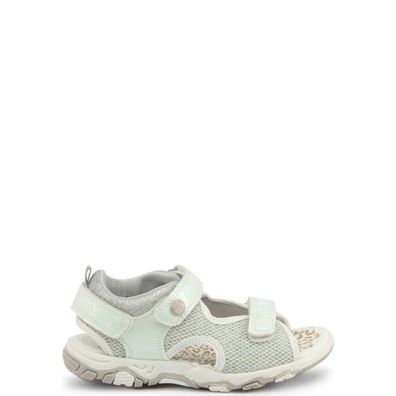 Shone - Schuhe - Sandalette - 1638-035-WHITE - Kinder - white, ilver