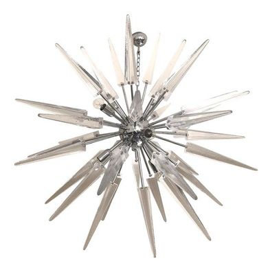 Contemporary “Spikes” Murano Glass Sputnik Chandelier by SimoEng