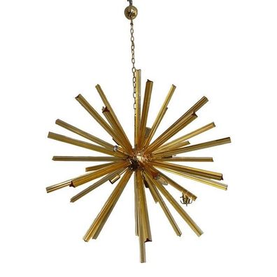 Sputnik Chandelier in Murano Glass Style From Italy by SimoEng