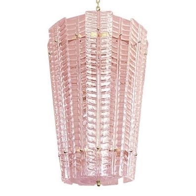 Contemporary Pink Murano Glass Lantern by SimoEng