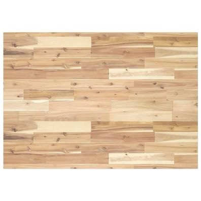 vidaXL Schreibtischplatte Unbehandelt 120x70x2 cm Massivholz Akazie