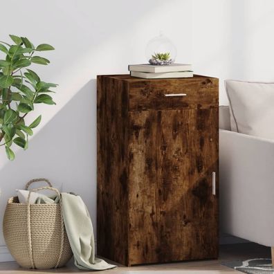 vidaXL Sideboard Räuchereiche 50x42,5x93 cm Holzwerkstoff