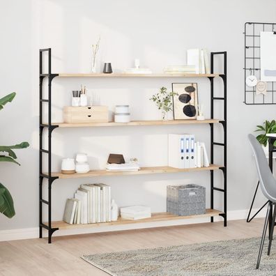 vidaXL Schweberegale 2 Stk. 120x20x2 cm Massivholz Akazie Unbehandelt