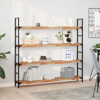 vidaXL Schweberegal 120x20x4 cm Massivholz Akazie Ölbehandelt