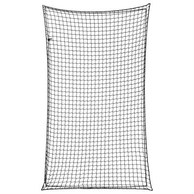 vidaXL Anhängernetz mit Gummiseil Schwarz 2,1x1,25 m PP
