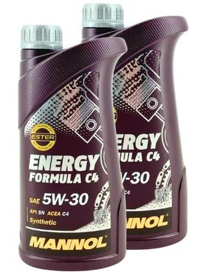 Mannol Energy Formula C4 5W-30 2x1 Liter