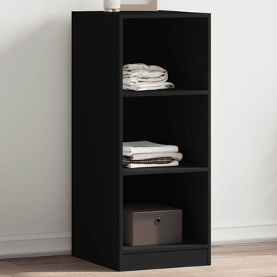 vidaXL Kleiderschrank Schwarz 48x41x102 cm Holzwerkstoff