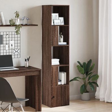 vidaXL Bücherregal Braun Eichen-Optik 40x36x189 cm Holzwerkstoff