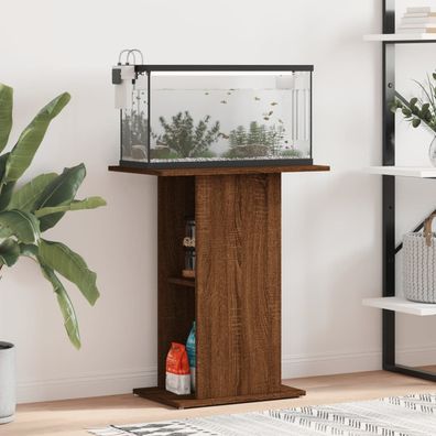 vidaXL Aquariumständer Braun Eichen-Optik 60,5x36x72,5cm Holzwerkstoff