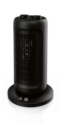 Silvercrest Turm-Heizlüfter, Heizgerät STHL 1500 A1, schwarz, Neu