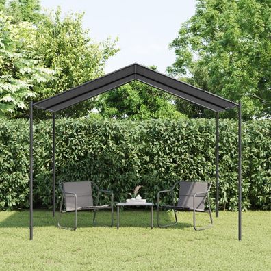 vidaXL Gartenpavillon Anthrazit 3x3 m Stahl und Stoff