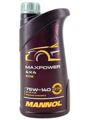 Mannol Maxpower 4x4 75W-140 GL-5 LS 9x1 Liter