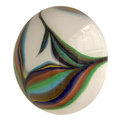 Best Contemporary Multicolored Reeds White Murano Glass Wall Sconce by SimoEng