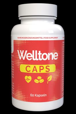 Welltone Caps 60 Kapseln für die das Original VEGAN - Blitzversand