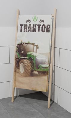 Traktor Duschtuch Badetuch Handtuch Strandtuch Trecker 70 x 140cm