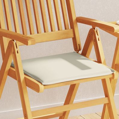 vidaXL Garten-Sitzkissen 4 Stk. Creme 45x45x2 cm Quadratisch
