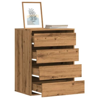 vidaXL Kommode Artisan-Eiche 60x41x76 cm Holzwerkstoff