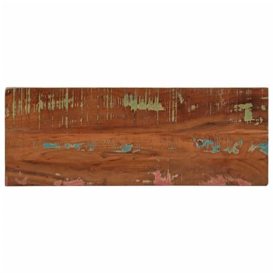 vidaXL Tischplatte 70x40x3,8 cm Rechteckig Altholz Massiv