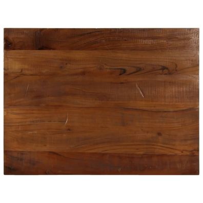 vidaXL Tischplatte 90x60x2,5 cm Rechteckig Altholz Massiv