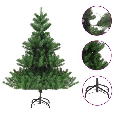 vidaXL Künstlicher Weihnachtsbaum Nordmanntanne Grün 210 cm