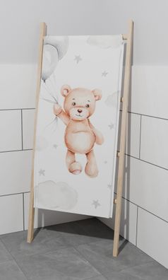 Duschtuch Strandtuch Badetuch Teddy mit Ballon 70 x 140 cm