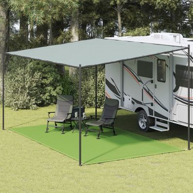 vidaXL Zeltteppich Hellgrün 300x500 cm HDPE