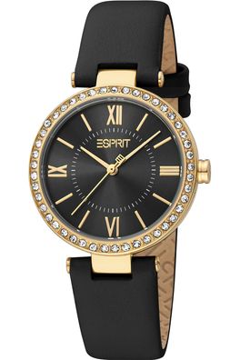 ESPRIT Damenuhr ES1L332L0015 Gold Schwarz 32 mm