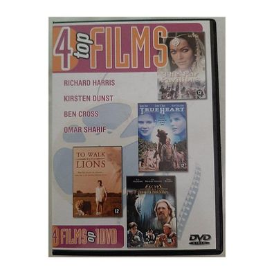 DVD 4 Top Films To Walk With Lions/True Heart/Far Pavillions/Escape To Grizzly Moun