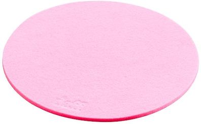 Onderzetter Vilt Rond 20 cm. Roze sorbet