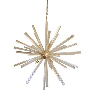 Contemporary Sputnik Chandelier in Murano Glass Style From Italy by SimoEng