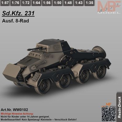 Sd. Kfz. 231 8-Rad - NEU - Nachbau