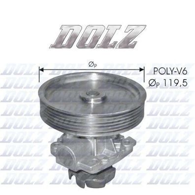 Dolz Wasserpumpe S228 für Fiat Palio 1.0 45KW 46527473 PA998