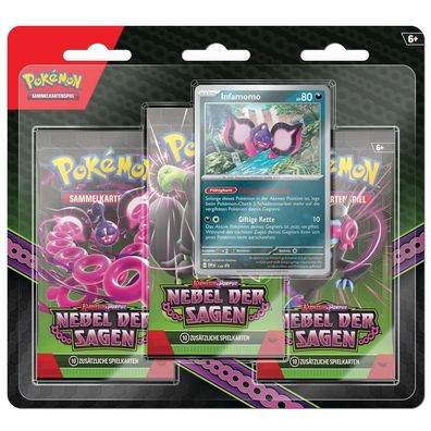 Infamomo | 3 Booster-Packs | Pokemon Karmesin & Purpur Karten deutsch