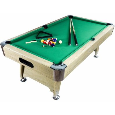 GAMES PLANET® Billardtisch 8ft Billiardtisch Billard Pool Tischbillard Snooker