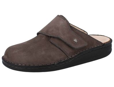 FINN Comfort Amalfi Herren Clogs braun elefante Nabuk Nubukleder